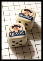 Dice : Dice - My Designs - Food Quaker Oats Pair - Sept 2012